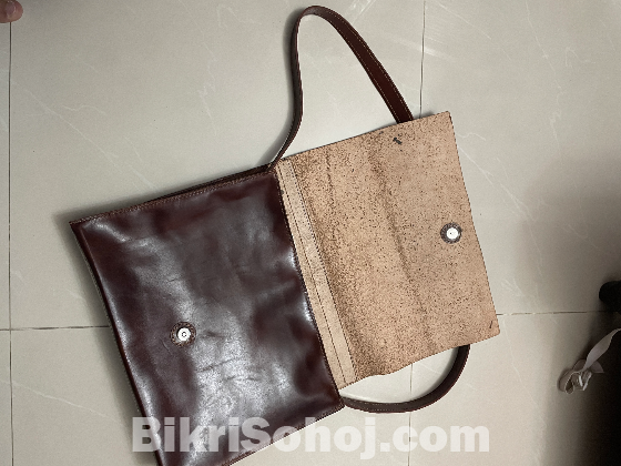 Genuine Leather Hand-crafted Messenger,laptop Bag